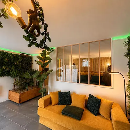 Lägenhet La Jungle Du Vernet, Ambiance Tropicale